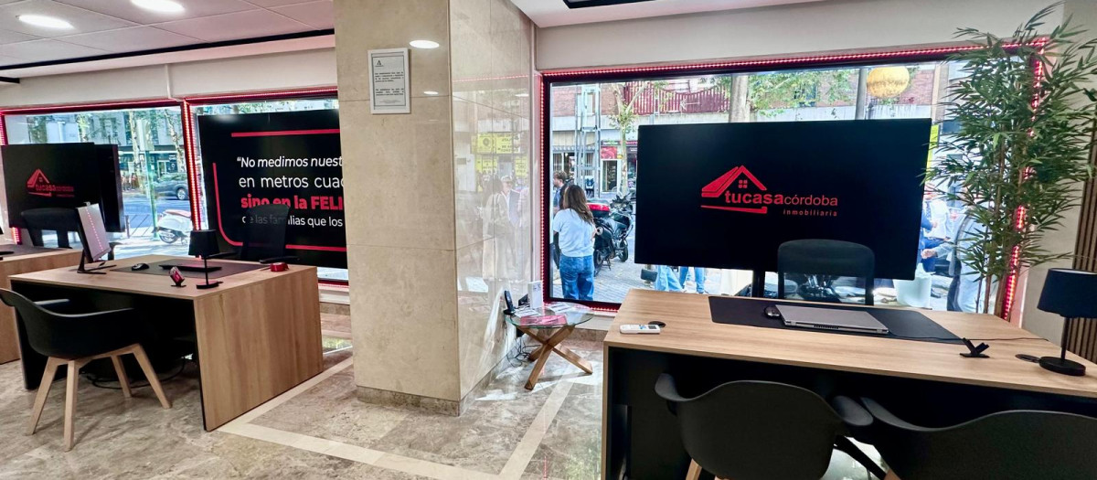 Interior de la nueva sede de Tu Casa Córdoba en Robda de los Tejares