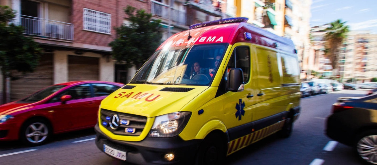 Imagen de una unidad del SAMU