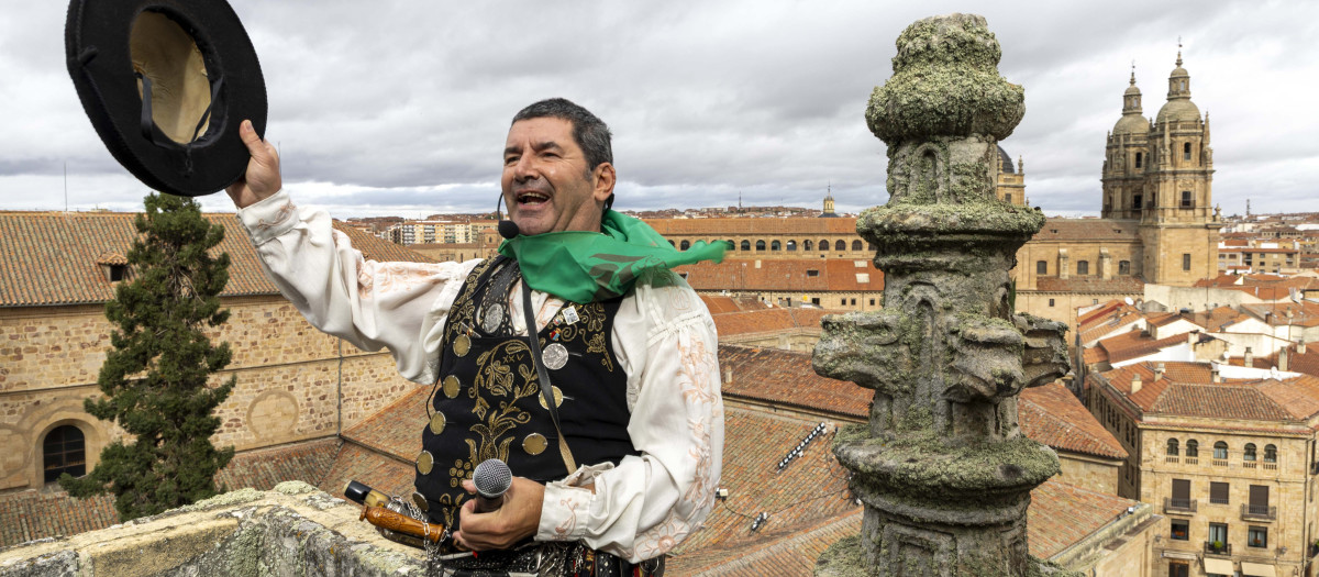 ‘El Mariquelo’ asciende a las Catedral Nueva de Salamanca