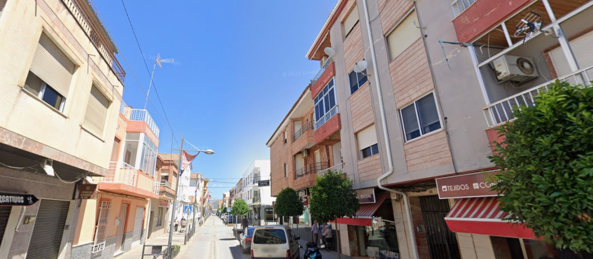 Calle Ancha en Huétor Tájar (Granada), donde ha tenido lugar el suceso
