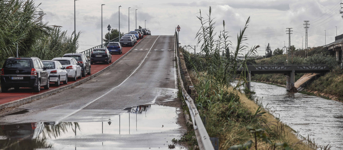 Imagen de los efectos de la lluvia en la provincia de Valencia