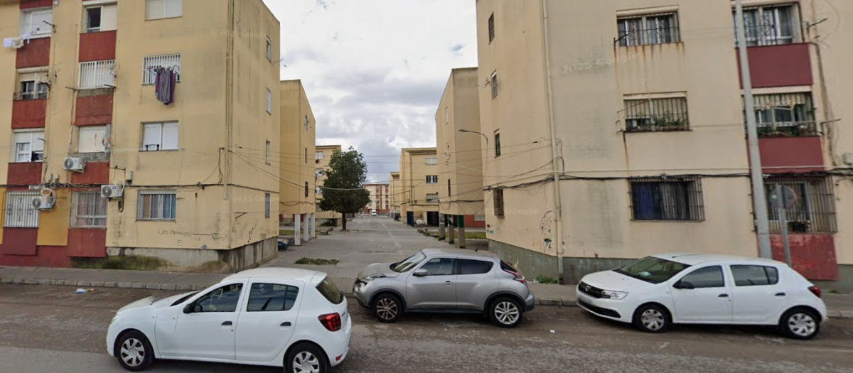 Zona donde ha ocurrido el tiroteo mortal en La Línea (Cádiz)