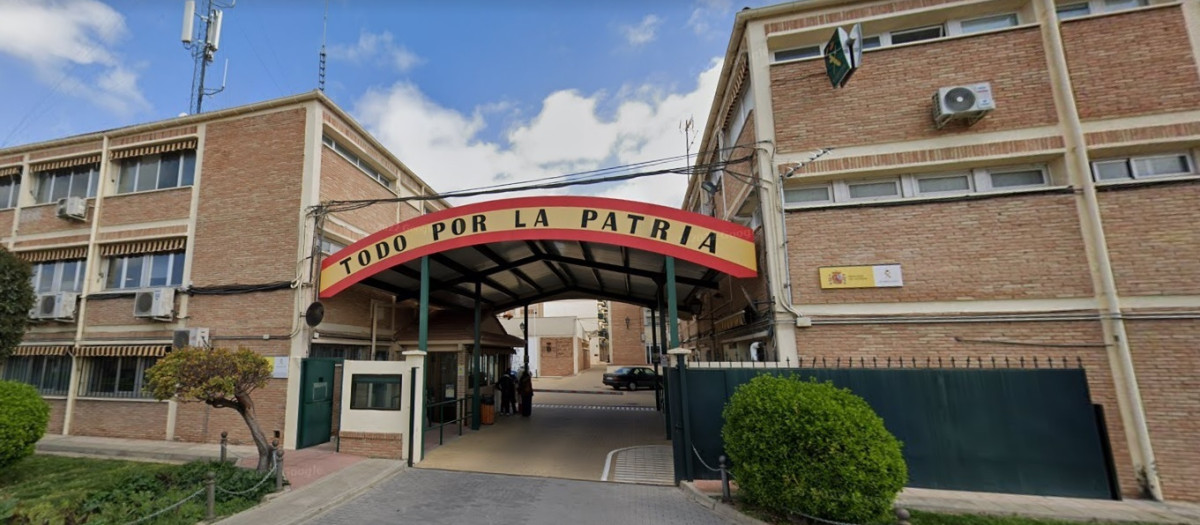 Imagen del actual cuartel de la Guardia Civil en Toledo