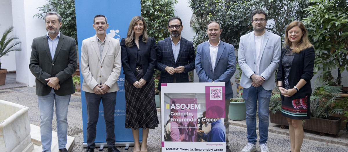 Algunos responsables de las jornadas en Puente Genil