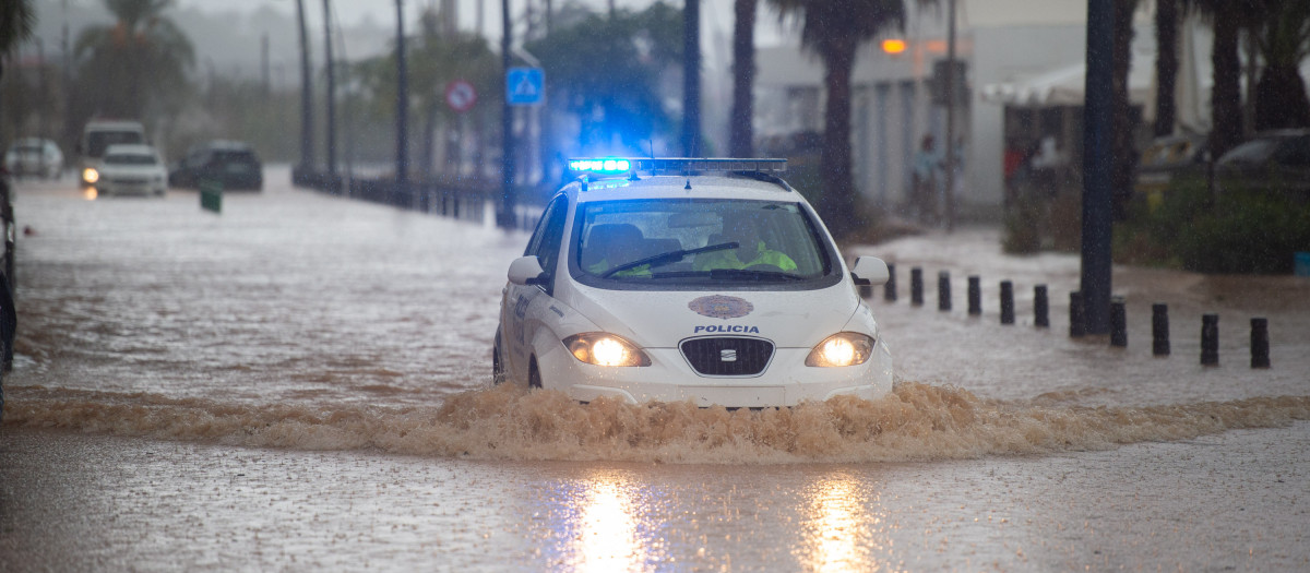 Inundaciones en Ibiza provocadas por el temporal
