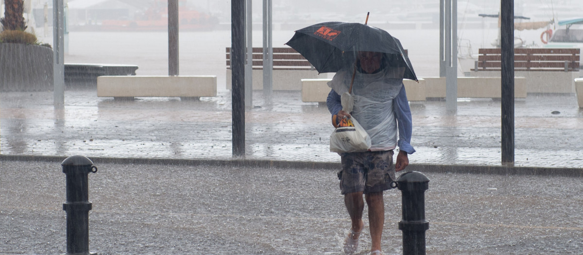 Inundaciones en Ibiza provocadas por el temporal