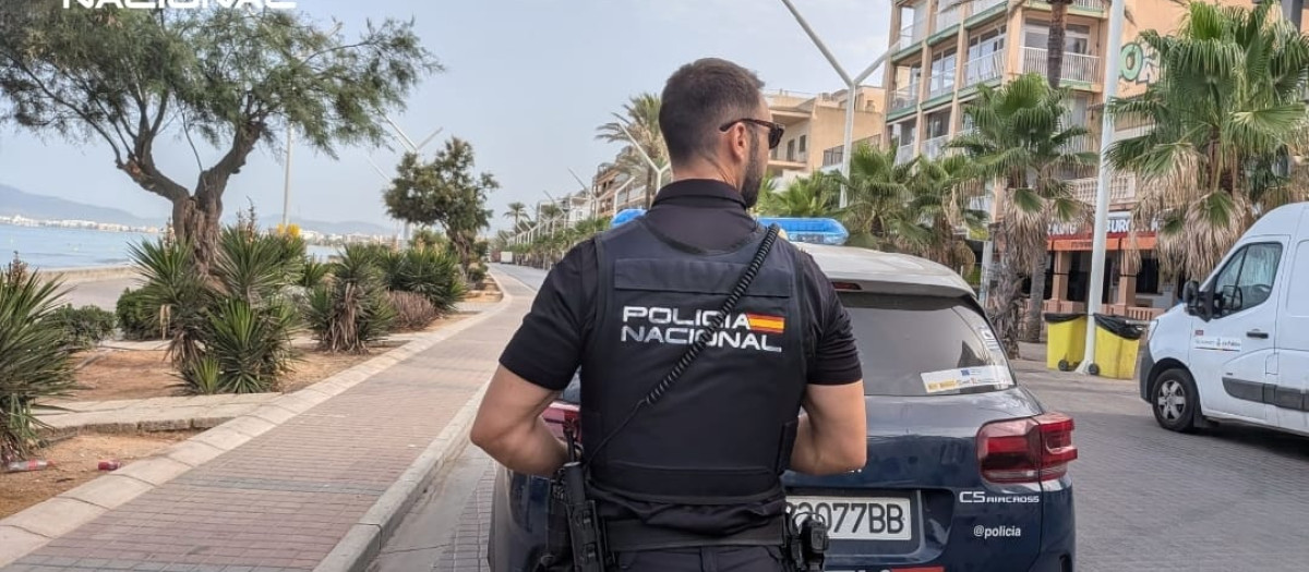 Un agente de Playa de Palma