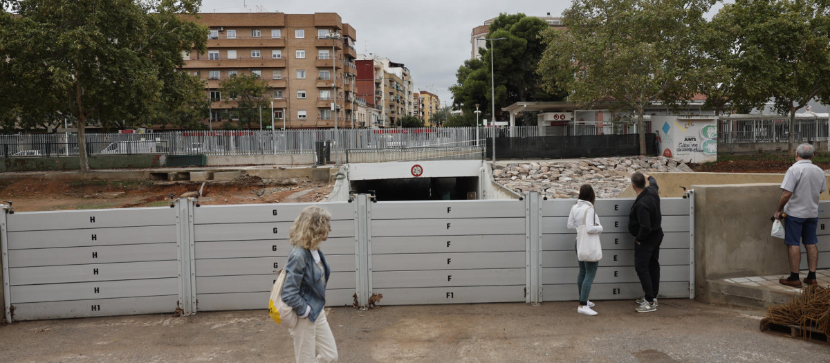 Imagen tomada este domingo en la localidad valenciana de Aldaya