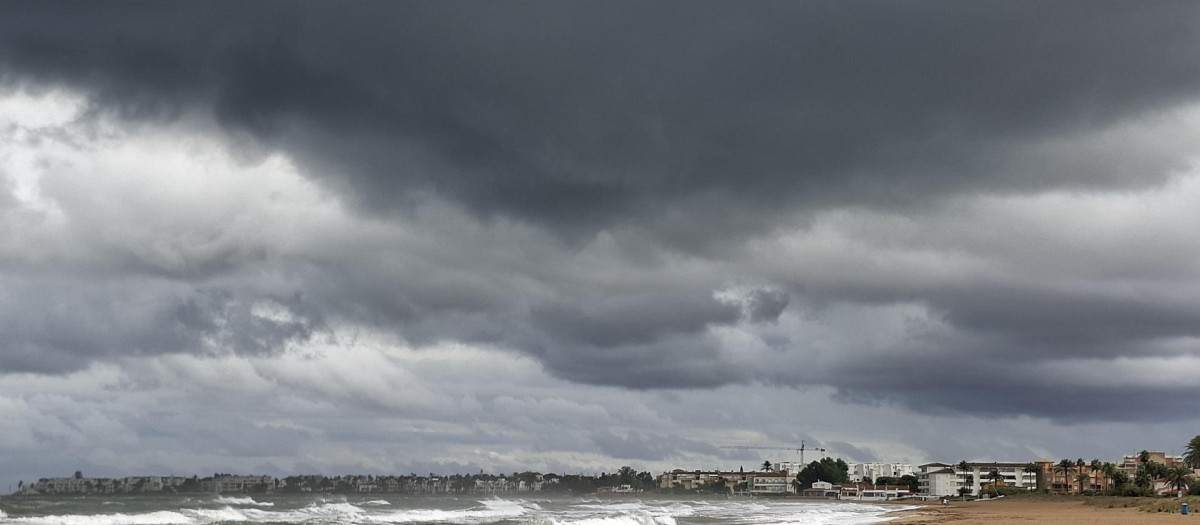 Imagen del temporal en la Comunidad Valenciana