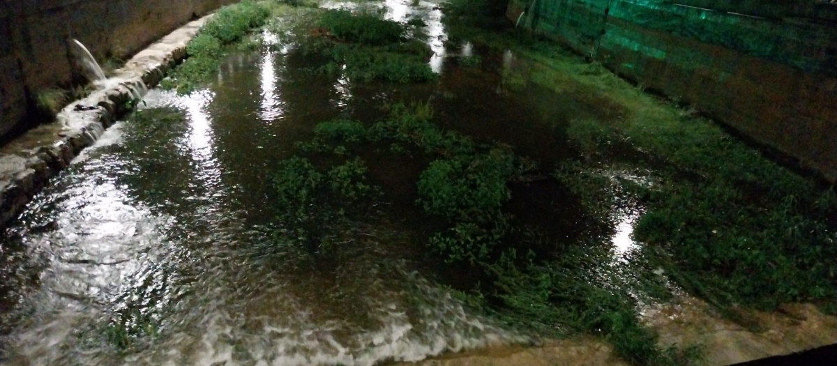 Imagen de los efectos de las lluvias en Els Poblets