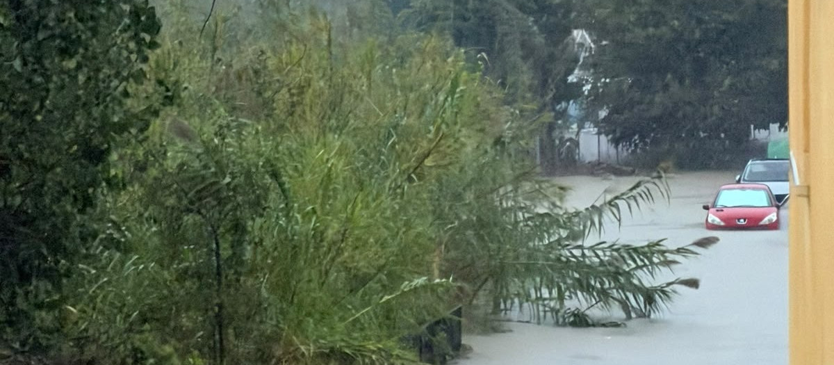 Imagen de los afectos de la dana Adam en la provincia de Valencia