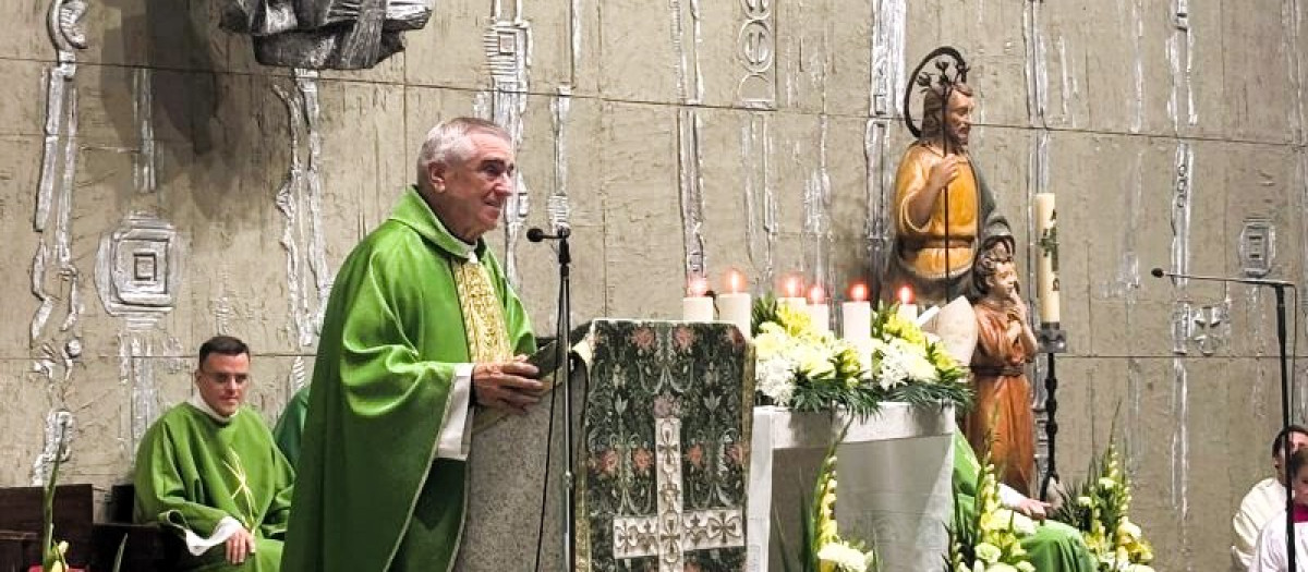 Don José Trujillo ha sido el párroco de Nuestra Señora de las Nieves durante 37 años