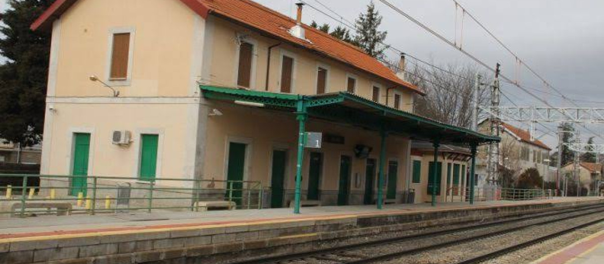 Estación de tren de Navalperal de Pinares, en la provincia de Ávila