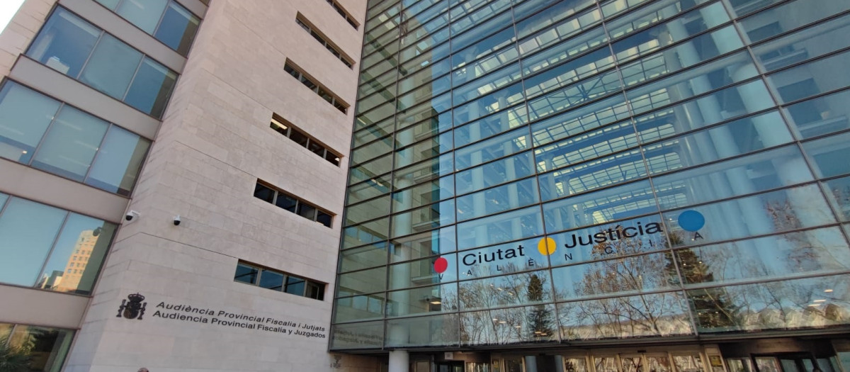 Imagen de la Ciudad de la Justicia de Valencia