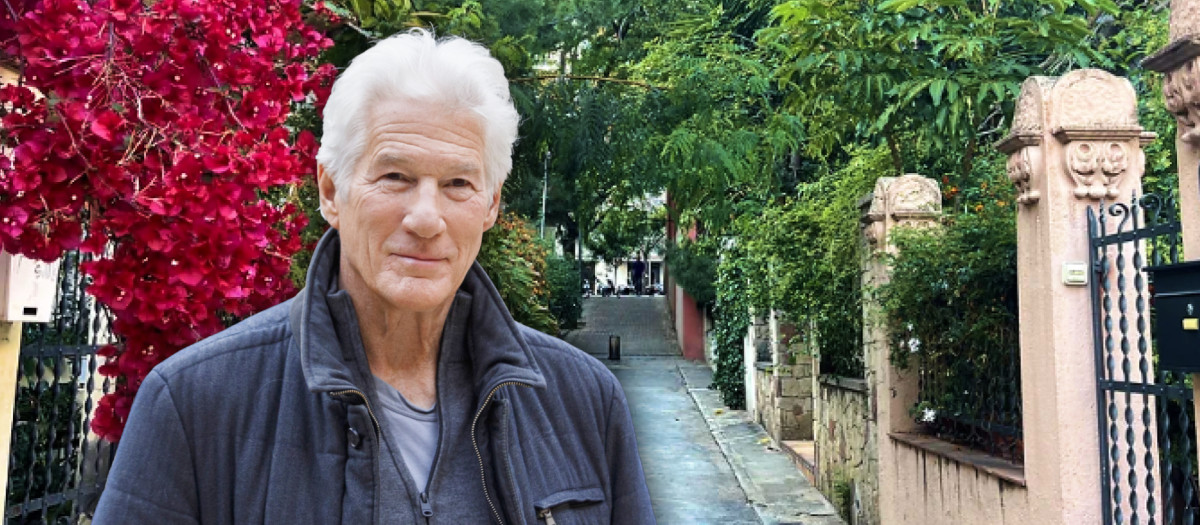 Richard Gere en la ciudad catalana