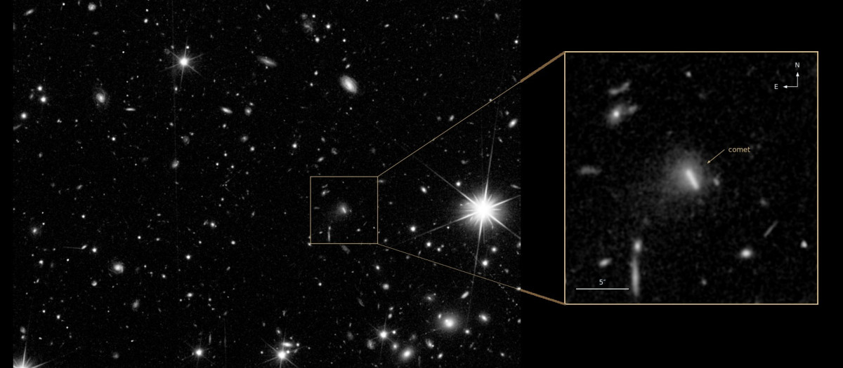 El nuevo cometa descubierto por la ESA