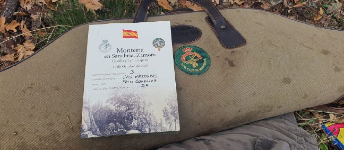 Recuerdo de la montería celebrada en Sanabria (Zamora)