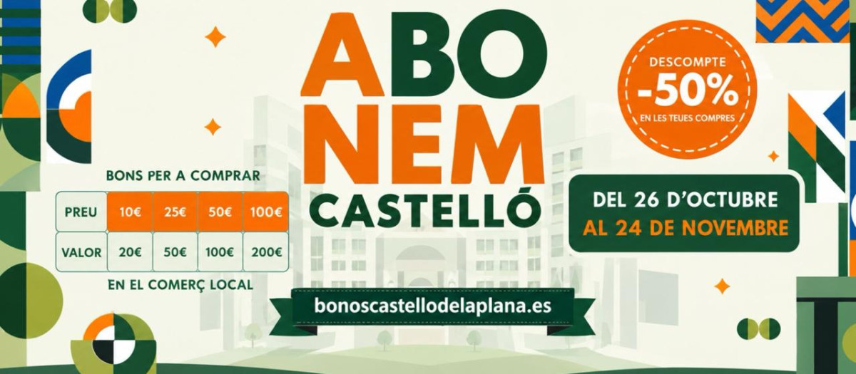Cartel de la Campaña de Bonos Comerciales 2026