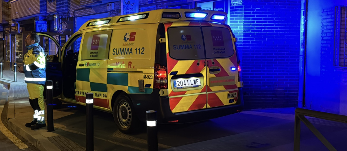 Imagen de archivo de una ambulancia del Summa 112