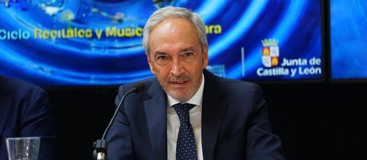 Alberto Díaz Pico, consejero de Cultura, Turismo y Deporte de Castilla y León