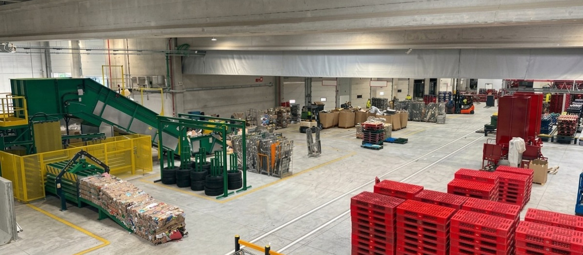 Imagen de la nueva plataforma logística en Barcelona