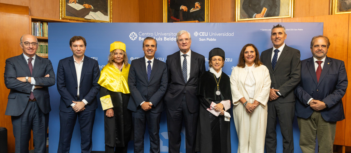 Autoridades en el Solemne Acto de Apertura de Curso_CEU Beato Luis Belda