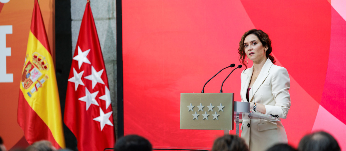 La presidenta de la Comunidad de Madrid, Isabel Díaz Ayuso