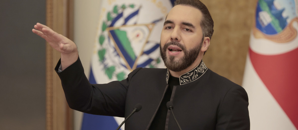 El presidente de El Salvador, Nayib Bukele