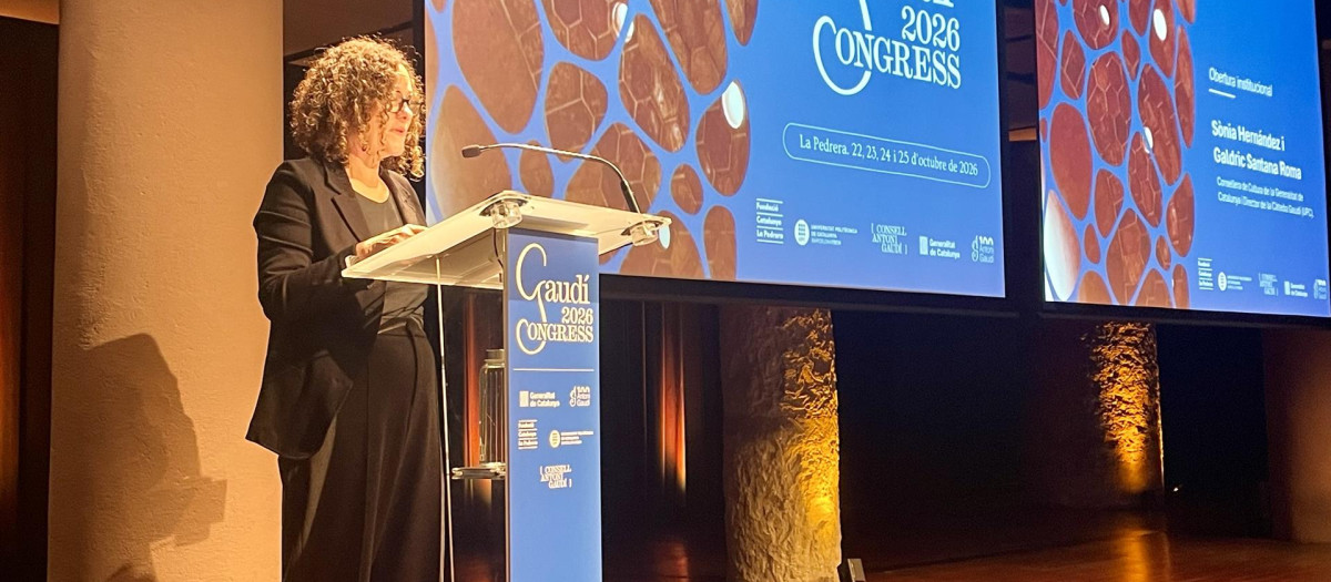 La consellera de Cultura Sònia Hernández abre el I Gaudí International Congress
