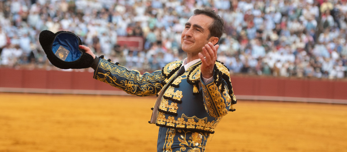 El torero David Fandilla "El Fandi" en la Feria de abril de Sevilla en 2024