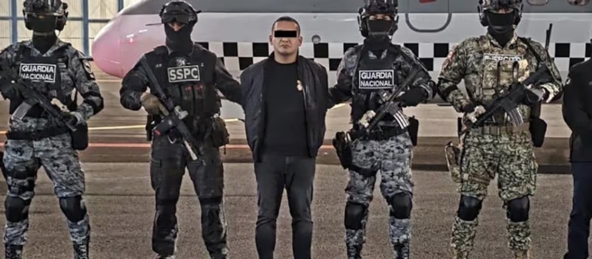 Detención de Iván Cazarín Molina el pasado 6 de octubre