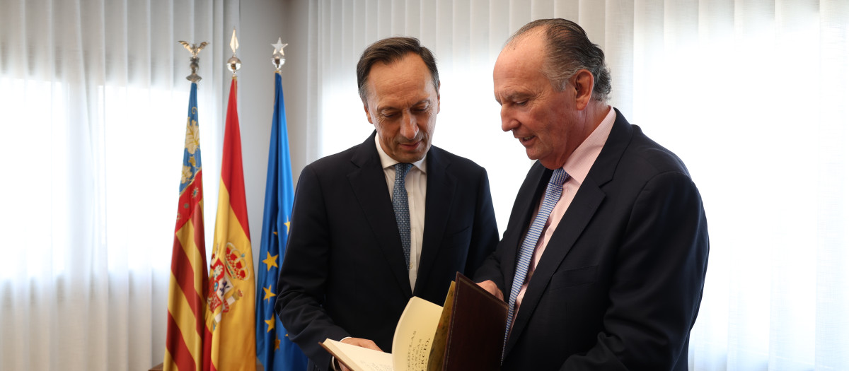 El Embajador de Portugal en España junto al presidente de Cámara Valencia