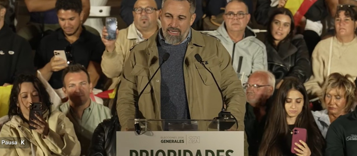Abascal, en Mahón este viermes