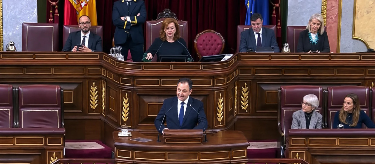 Llorenç Córdoba en el Congreso de los Diputados.