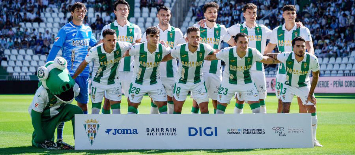 El once inicial cordobesista ante el Eibar