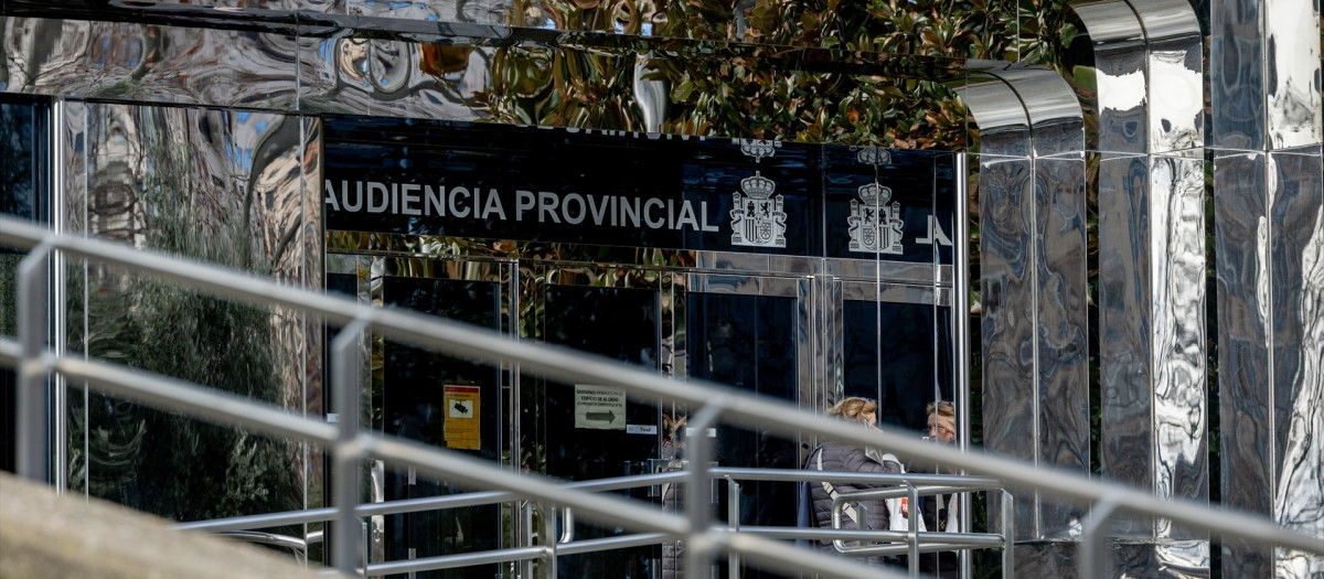 Exterior de la sede de la Audiencia Provincial de Madrid