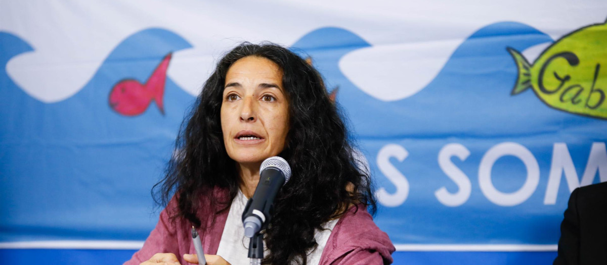 La madre del niño Gabiel Cruz, Patricia Ramírez, en una rueda de prensa (archivo)