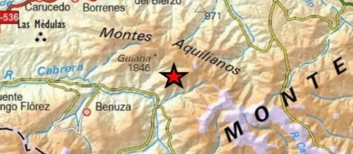 Descripción del terremoto en Benuza, en León

REMITIDA / HANDOUT por IGN
Fotografía remitida a medios de comunicación exclusivamente para ilustrar la noticia a la que hace referencia la imagen, y citando la procedencia de la imagen en la firma
27/10/2026