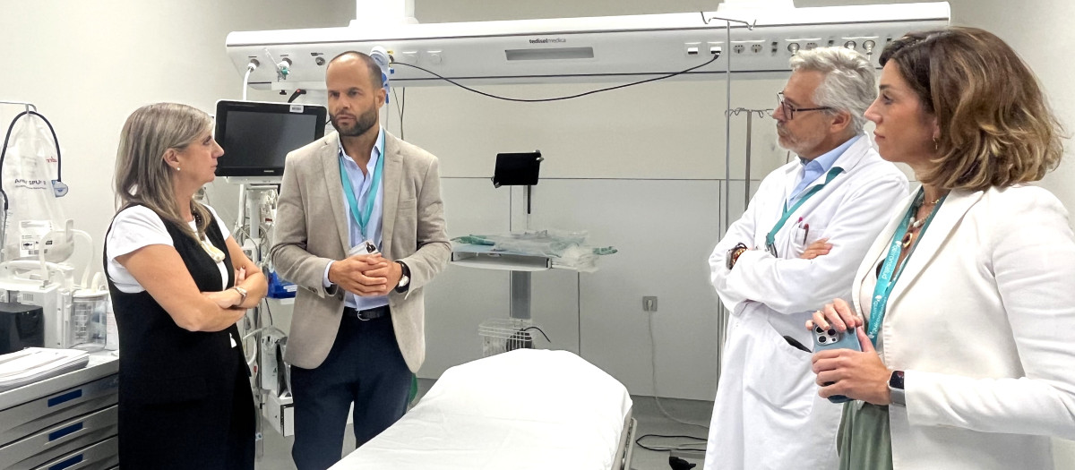 María Jesús Campos, en su visita al Hospital Quirónsalud Córdoba