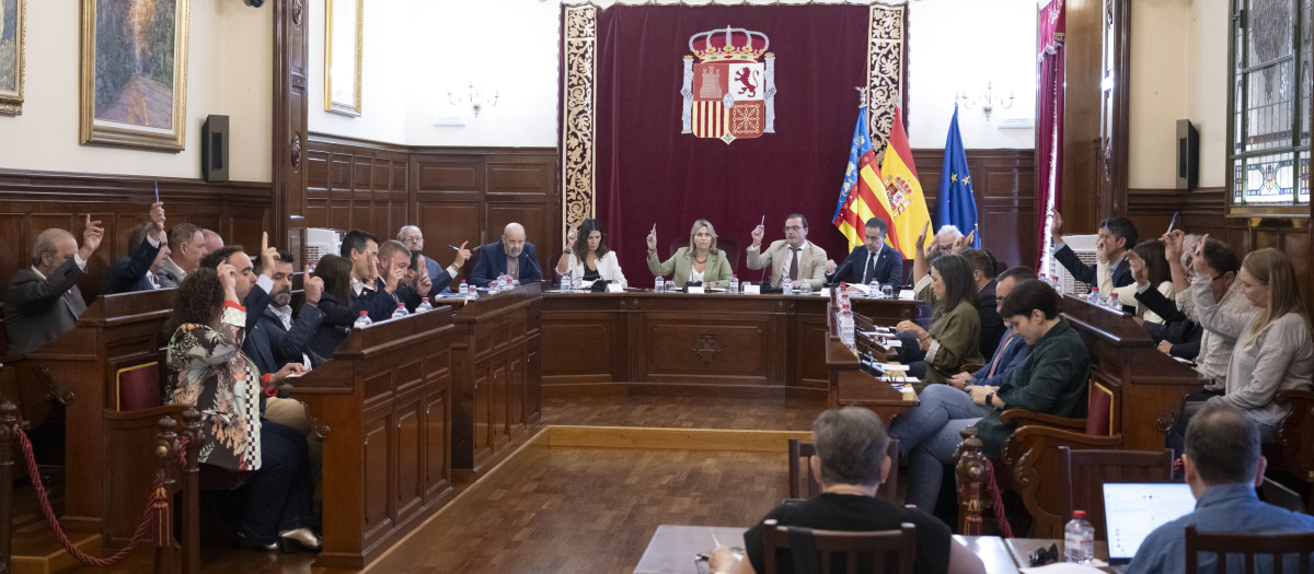 Imagen del pleno ordinario de octubre
