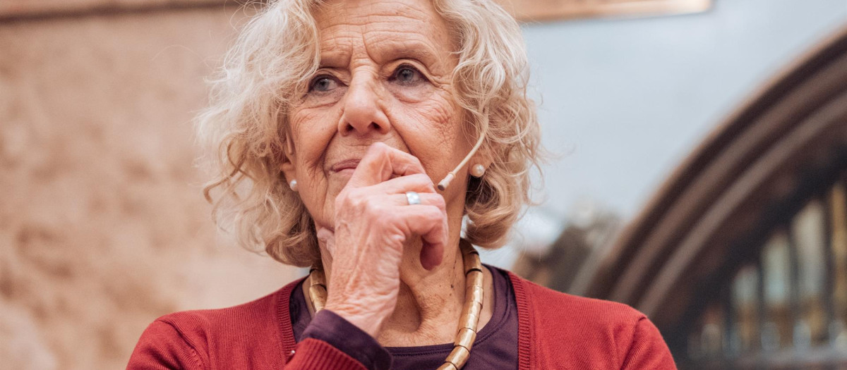 Archivo - La exalcaldesa de Madrid, Manuela Carmena, en un acto en Madrid en 2024