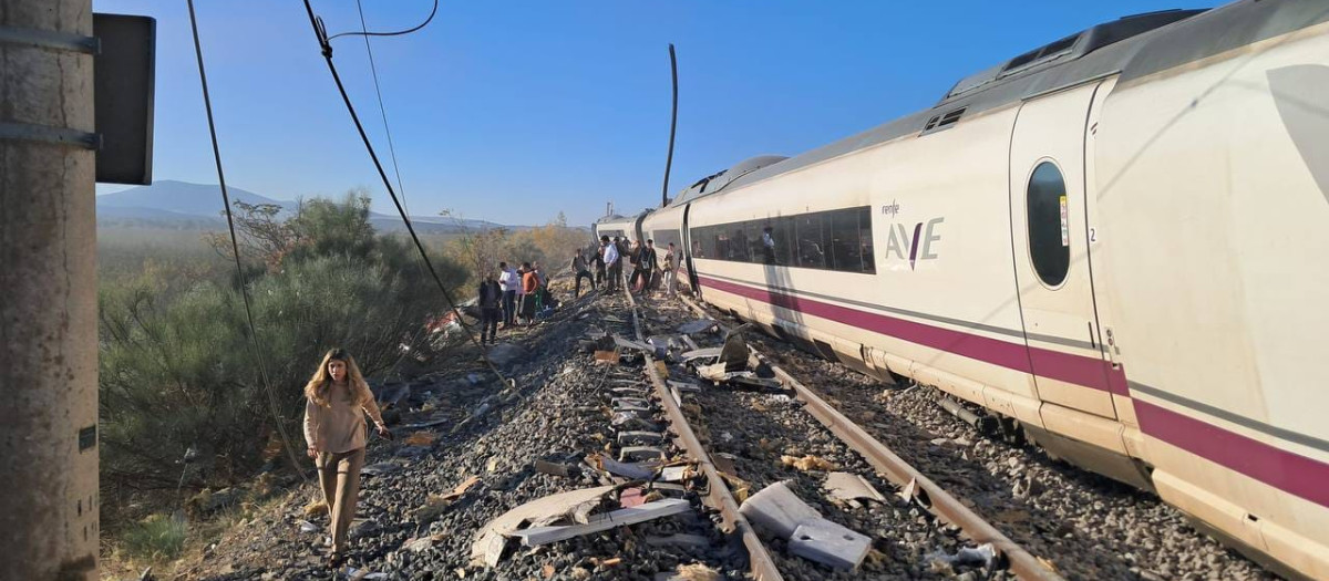 Accidente de tren en Los Yébenes (Toledo)