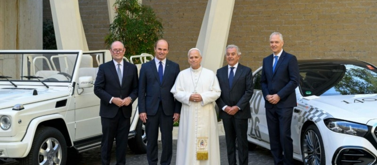 León XIV ha recibido a los directivos de la empresa Mercedes-Benz