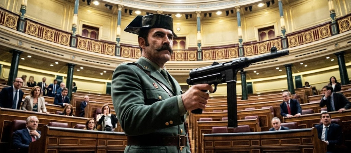 Guardia civil en el Congreso