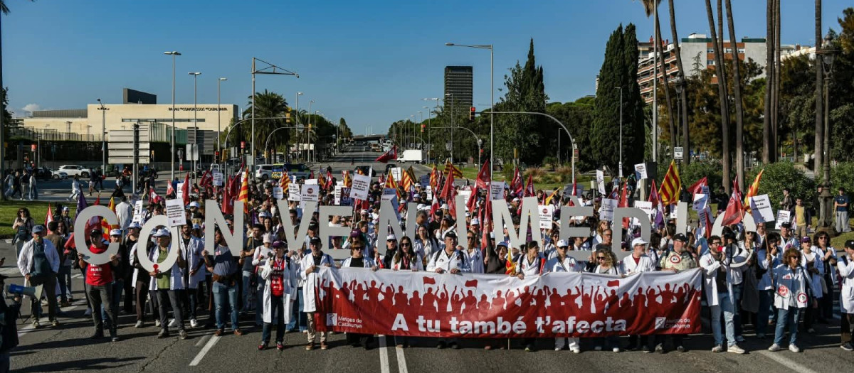 Huelga de médicos de Barcelona este miércoles