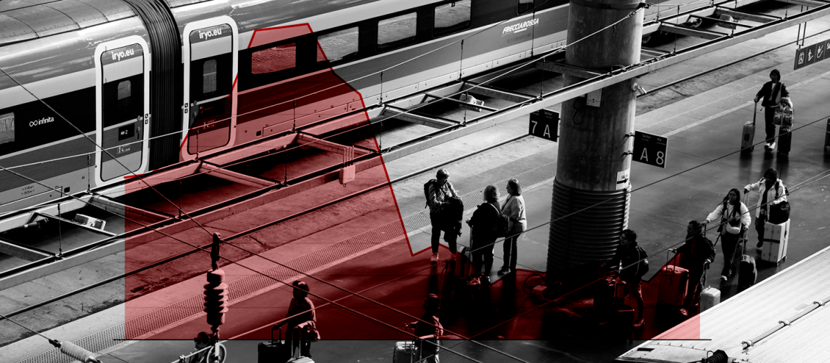 Caída de la inversión ferroviaria