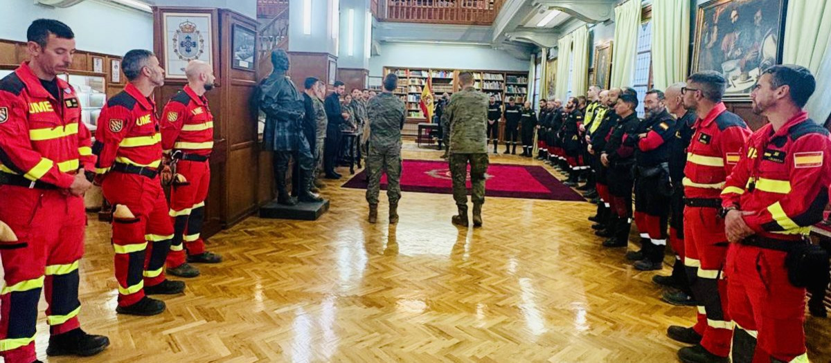 La Academia de Infantería del Ejército de Tierra, en Toledo, epicentro de gestión para ayudar en el accidente de Urda