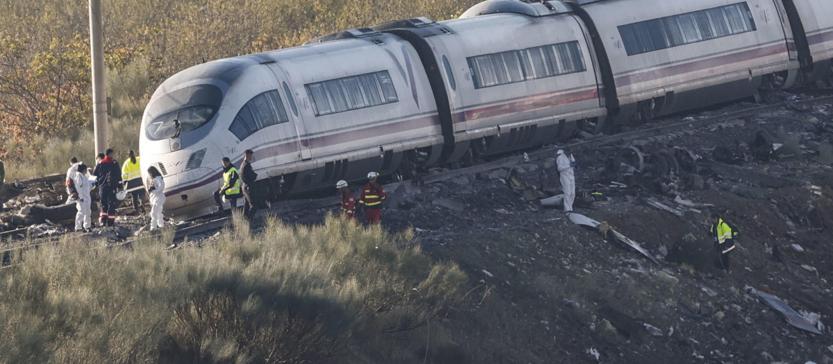 Tren AVE accidentado en Toledo