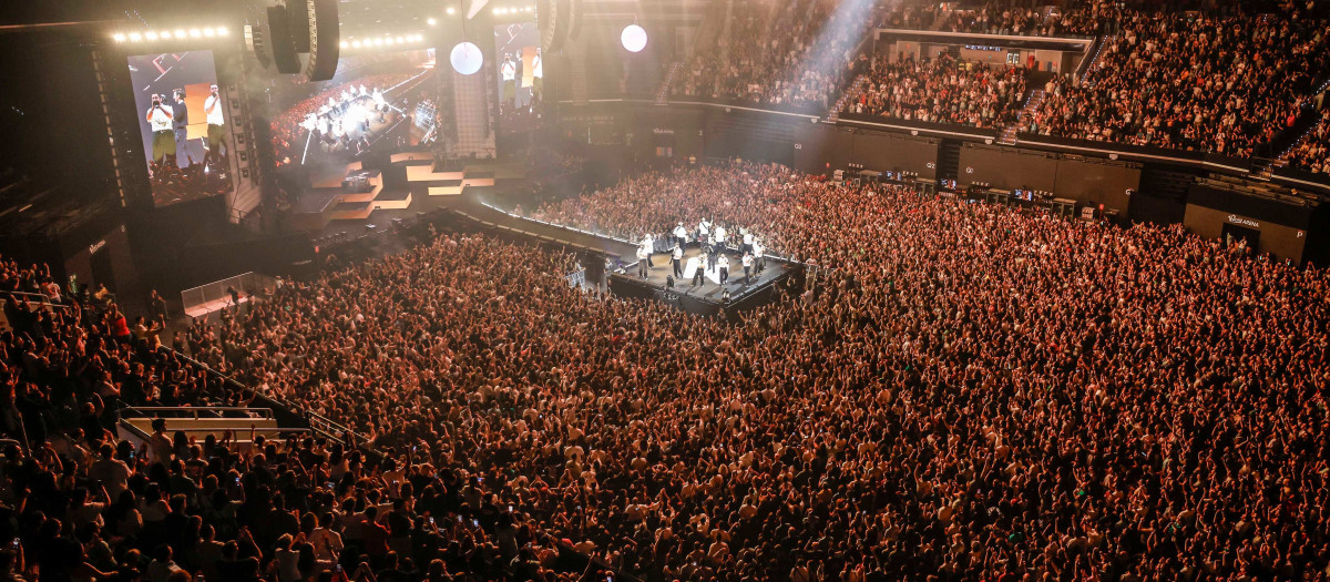 Imagen del concierto celebrado este viernes en el Roig Arena