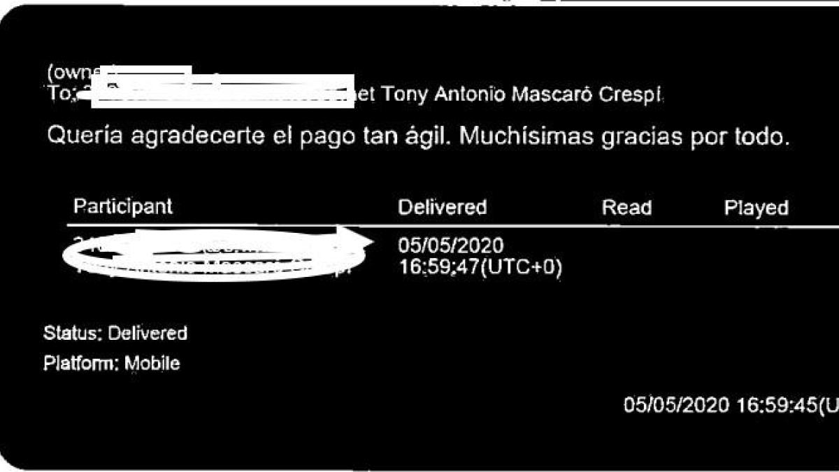 «Gracias por el pago tan ágil»: la gratitud de la trama al Gobierno de Armengol por el abono exprés de las mascarillas